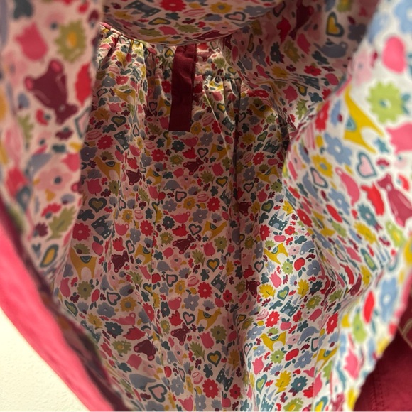 Baby Boden Red Corduroy Dress with Bear Appliqué - Picture 6 of 9